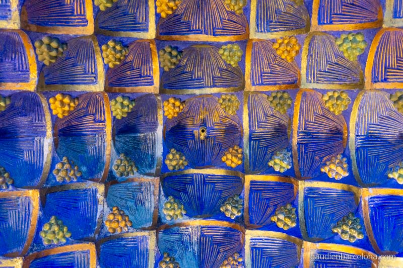 Artesonado en la Casa Vicens