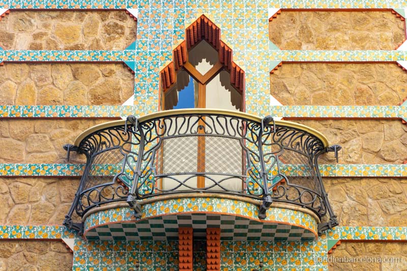 Balcón de la Casa Vicens
