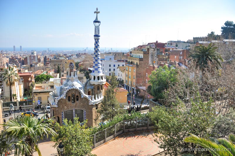Vistas desde la Plaça de la Natura - Park Güell